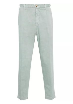 Incotex 54 mid-rise tapered trousers - Green