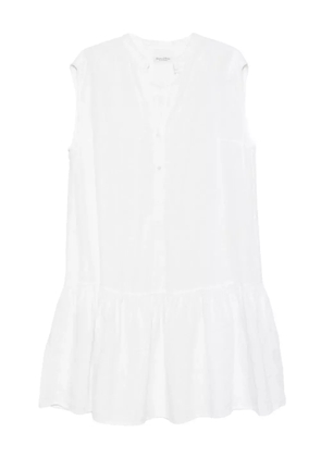 Marc O'Polo V-neck sleeveless mini dress - White