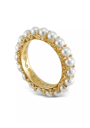 Dolce & Gabbana 18K yellow gold pearl ring