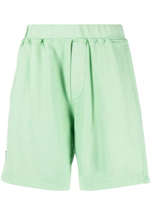 DSQUARED2 logo-print cotton shorts - Green