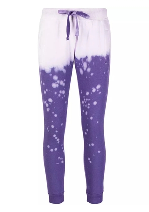 La Detresse Crush acid-wash trackpants - Purple