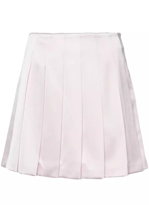 Self-Portrait satin mini skirt - Pink
