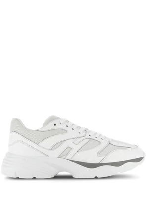 Hogan Allac panelled leather sneakers - Neutrals