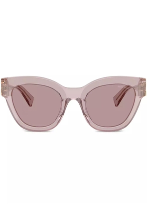 Miu Miu Eyewear oversize-frame sunglasses - Purple