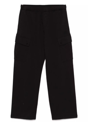 C.P. Company diagonal-fleece track pants - Black