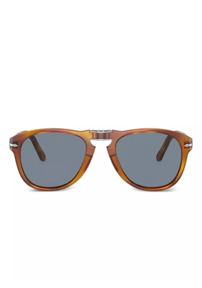 Persol folding-frame acetate sunglasses - Brown