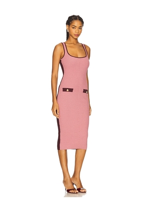 retrofete Connie Knit Dress in Pink. Size L. Also in M, S, XS.