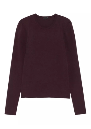 JOSEPH long-sleeve round-neck sweater - Red