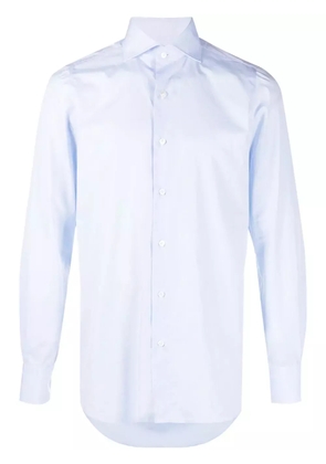Finamore 1925 Napoli long-sleeve cotton shirt - Blue
