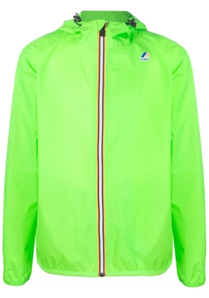 K-Way logo-print hooded jacket - Green