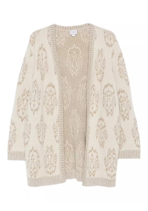 Giambattista Valli geometric-pattern cardigan - Neutrals