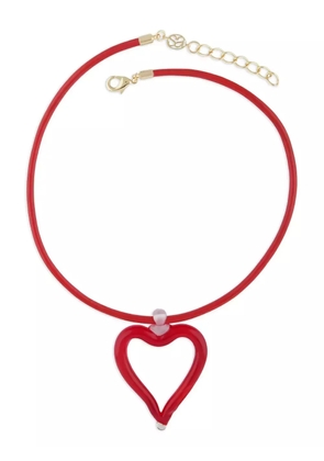 Sandralexandra XL Heart Of Glass cord necklace - Gold