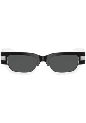 Versace Eyewear Classic rectangle-frame sunglasses - Black