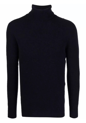 Roberto Collina roll-neck knitted jumper - Blue