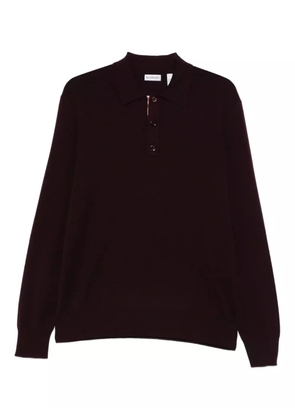 Burberry buttoned polo shirt - Red