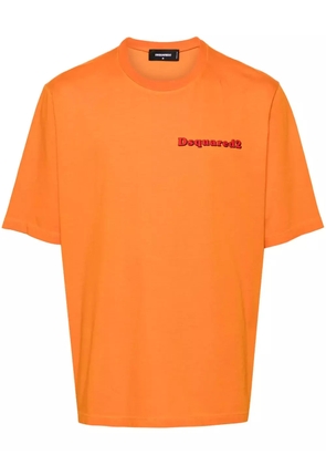 DSQUARED2 Skater Fit cotton T-shirt - Orange