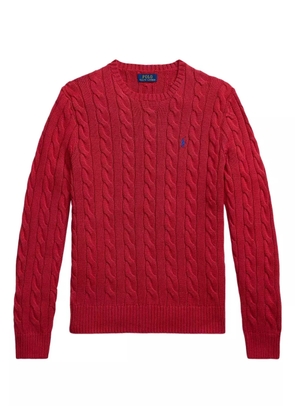 Polo Ralph Lauren cable-knit cotton sweater - Red