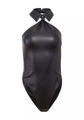 Fleur Du Mal Harley classic-collar bodysuit - Black