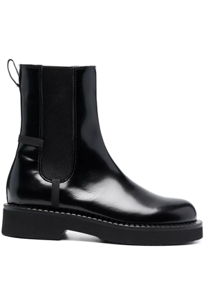 Premiata ankle-length leather boots - Black