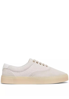 Brunello Cucinelli panelled suede sneakers - Neutrals