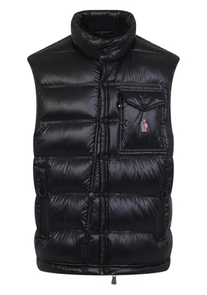 Moncler Grenoble logo-embroidered gilet - Black