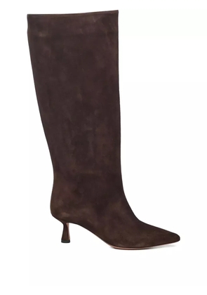 Giuliano Galiano 30mm Jane suede boots - Brown