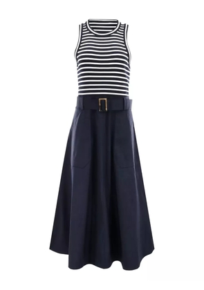 Veronica Beard Jordyn belted dress - Blue