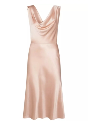 Blumarine satin midi dress - Pink