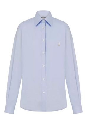 Moschino Goose poplin shirt - Blue