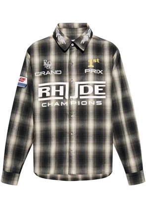 RHUDE Racing shirt - Black