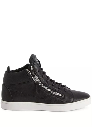 Giuseppe Zanotti Jamie high-top leather sneakers - Black