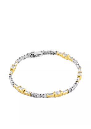 V JEWELLERY Verity two-toned tennis bracelet - Silver