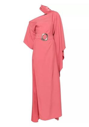 Taller Marmo Taylor belted crepe kaftan - Pink