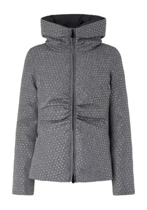 PINKO embellished puffer jacket - Grey