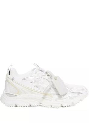 Off-White leather-tag lace-up sneakers