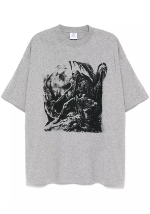 VETEMENTS graphic-print T-shirt - Grey