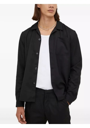 Bruuns Bazaar long-sleeve pocket shirt - Black