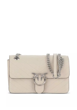 PINKO Classic Love quilted shoulder bag - Neutrals