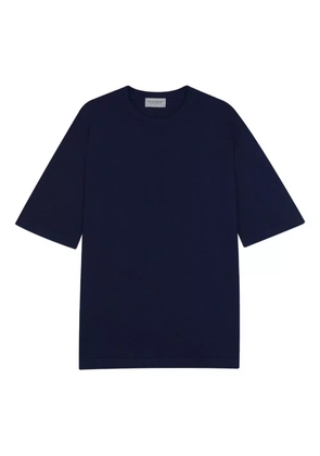 John Smedley round-neck short-sleeve T-shirt - Blue