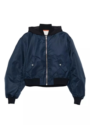 Bellerose Harty hooded bomber jacket - Blue