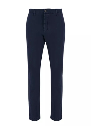Jacob Cohën patch chinos - Blue