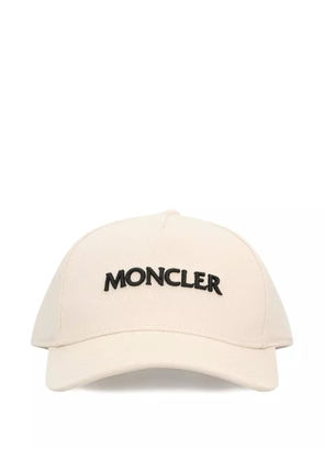 Moncler logo baseball hat - Neutrals