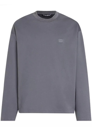 Dolce & Gabbana cotton jersey sweatshirt - Grey