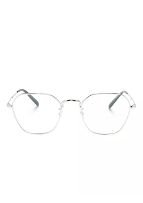 Oliver Peoples Levison square-frame glasses - Silver
