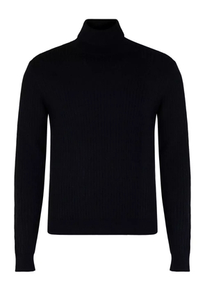 slowear ribbed turtleneck sweater - Black