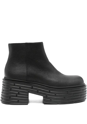 AGL 70mm round-toe boots - Black