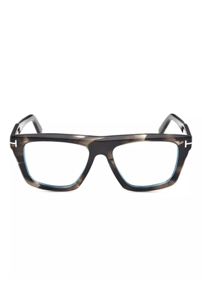 TOM FORD Eyewear tortoiseshell square-frame glasses - Brown