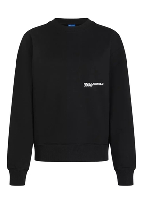 Karl Lagerfeld Jeans logo-print sweatshirt - Black