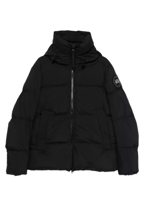 Canada Goose logo-motif puffer jacket - Black