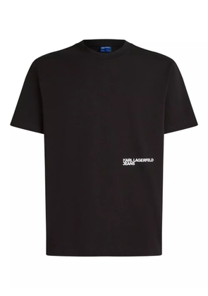 Karl Lagerfeld Jeans logo-print T-shirt - Black